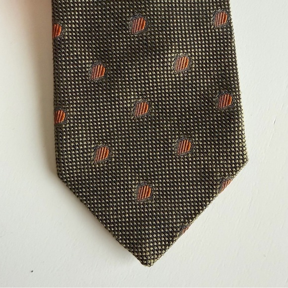 Robert Talbott Other - Robert Talbott Best of Class Tie Orange Geometric Classy Gold Business Work